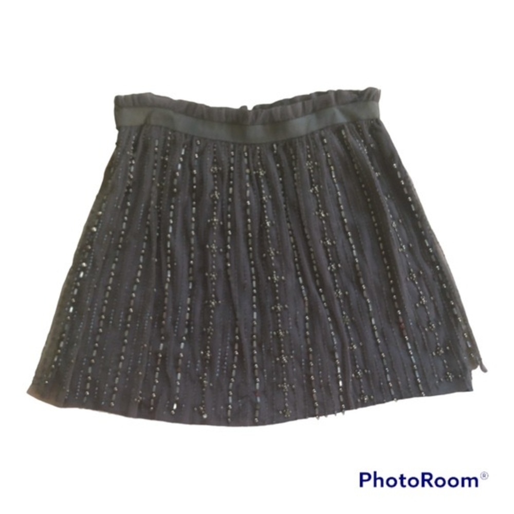 Gryphon Beaded Mini Skirt